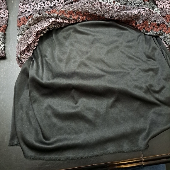 Be Bop Crocheted Mini Dress/Tunic   Size L - Picture 9 of 9